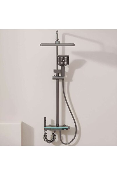 OEM JRH C84 Έξυπνη Στήλη Ντους – Οθόνη LED, Ψηφιακή Ένδειξη Θερμοκρασίας, 4 Λ...