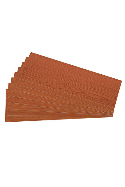 OEM 36 x Αυτοκόλλητα πλακάκια δαπέδου PVC με όψη κοκκινωπού ξύλου
