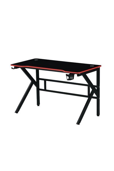 OEM Επαγγελματικό Τραπέζι Gaming, Θήκη Ακουστικών και Ποτηροθήκη, Επιφάνεια α...