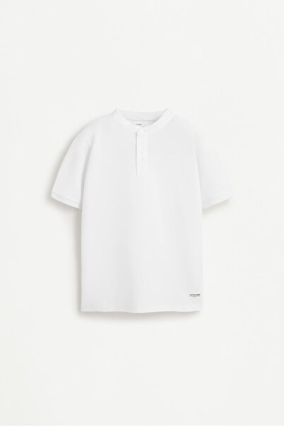 LEFTIES Hakim yaka polo t-shirt