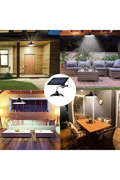 OEM Σετ 2 Ηλιακών Φωτιστικών LED με Μεταλλικό Καπέλο και Τηλεχειριστήριο - Φω...