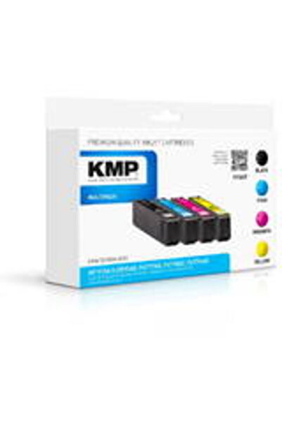 KMP Комплект от 4 патрони за принтер, KMP, 3 страници, Многоцветен
