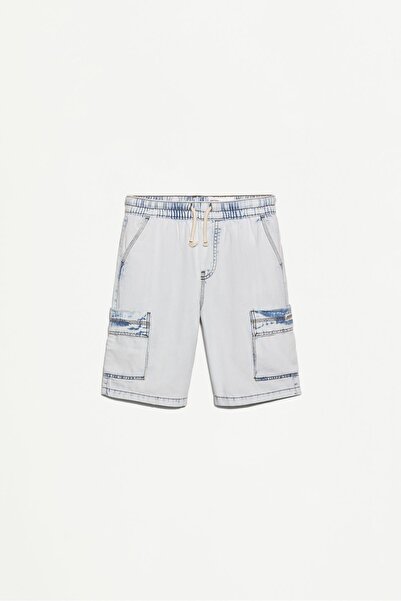 LEFTIES Denim jogger bermuda