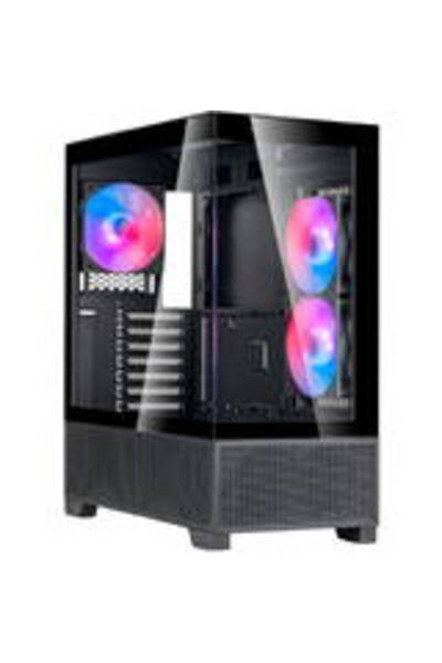 SilverStone Θήκη PC Technology Lucid 05 (μαύρο, 270) °   πανοραμικός γυάλινος...