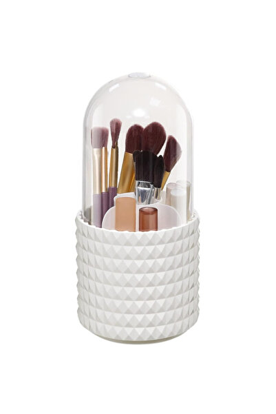 OEM Organizator Cosmetice cu Oglinda Pisica - 4 Compartimente, 2 Sertare, Sup...