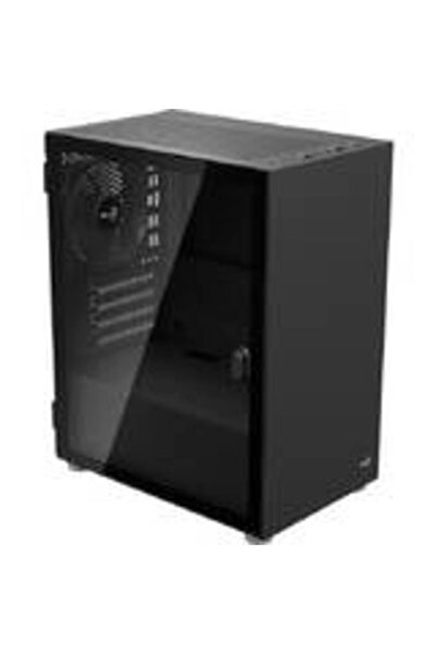 AEROCOOL Carcasa PC CS-111-G-BK-v1, tower (black, tempered glass)