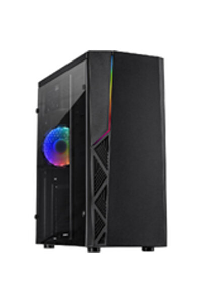 Inter-Tech Carcasa PC Gaming B-02 120mm RGB,LED-Streifen