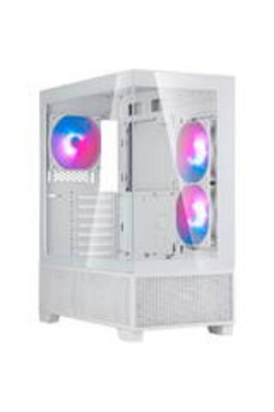 SilverStone Κάρκασα PC Technology Lucid 05 (λευκό, 270) °   πανοραμικός γυάλι...