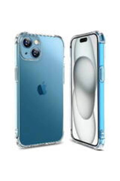 Techsuit Θήκη για iPhone 15 Plus - Αντικραδασμική Διαφανής Σιλικόνης - Διαφανής
