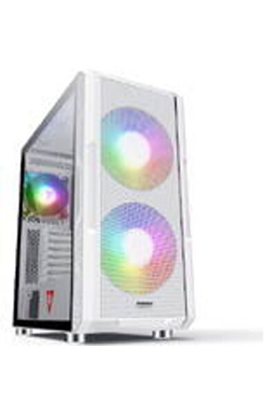 Modecom Carcasa PC Volcano Amirani ARGB Albă