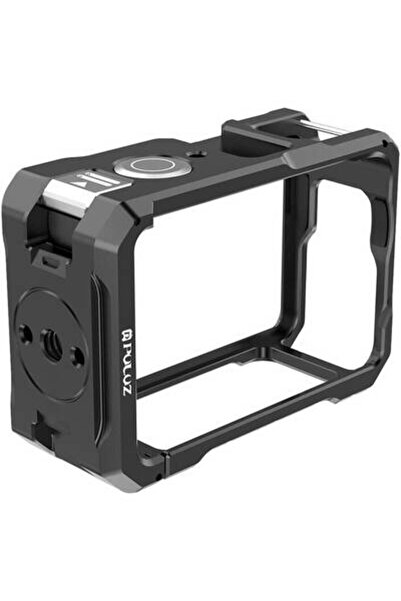 PULUZ Метален защитен кейс със стойка за студена обувка за DJI Osmo Action 6