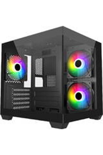 Fortron Carcasa PC S140-BA (black, tempered glass x 2)