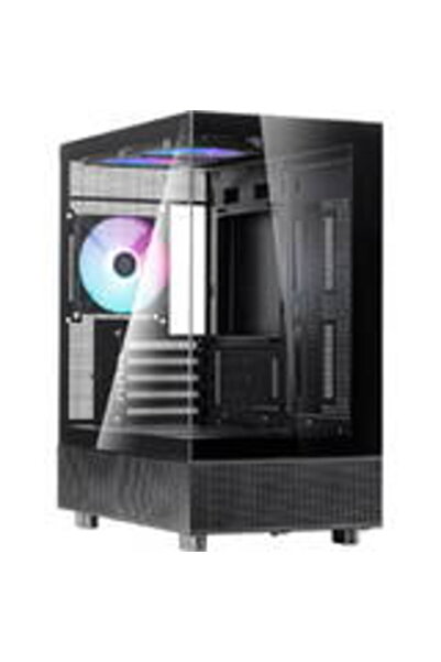 SilverStone Carcasa PC Lucid 04 (black, tempered glass x 2)