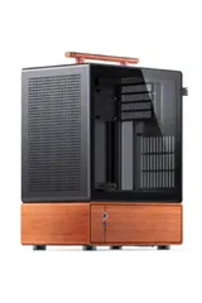 jonsbo Carcasa PC T7 PC Case, Midi-Tower, mATX, Tempered Glass - Black