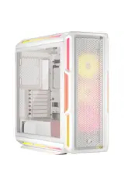 Corsair Компютърна кутия iCUE 5000T LX RGB Midi TG бяла