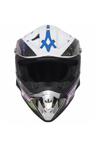 OEM Κράνος Εκτός Δρόμου για Μότοκρος, ATV, MTB – Μέγεθος L, Πολύχρωμο Σχέδιο ...