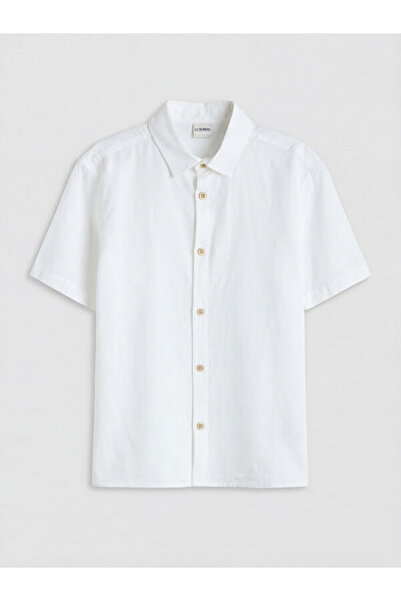 LC Waikiki Timeless Clothing & Timeless Choices Linen Blend Boys' Shirt