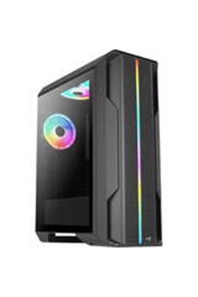 AEROCOOL Carcasa PC Midi Splinter Duo V1 (B/Win/RGB) mi.ATX/ATX/ITX