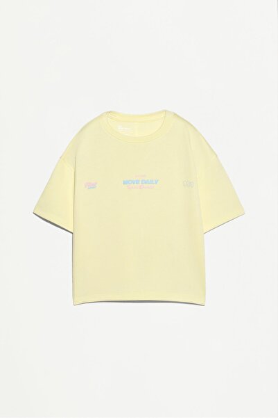 LEFTIES Viskoz baskılı t-shirt