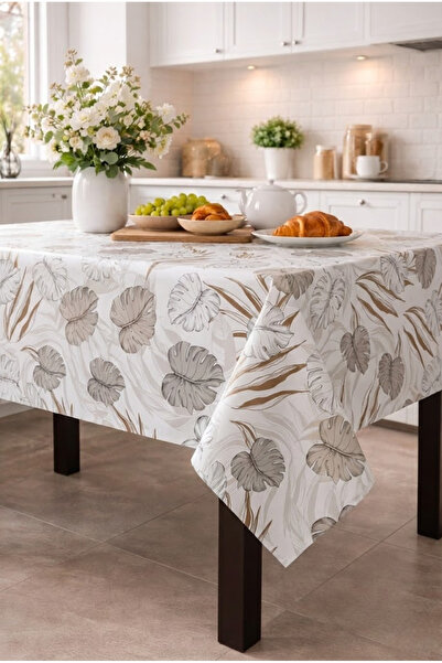 Ozsport Hygienic Oilcloth Tablecloth – Waterproof, Stain-Resistant, Easy to C...