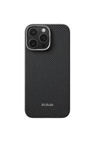 PITAKA Υπέρλεπτη θήκη για iPhone 16 Pro, μαύρο/γκρι, υλικό αραμιδίου, ανθεκτι...