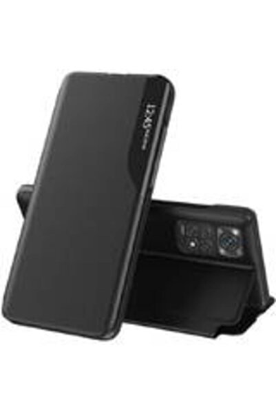 Techsuit Θήκη για Xiaomi Redmi Note 11 / Note 11S - Σειρά eFold - Μαύρη
