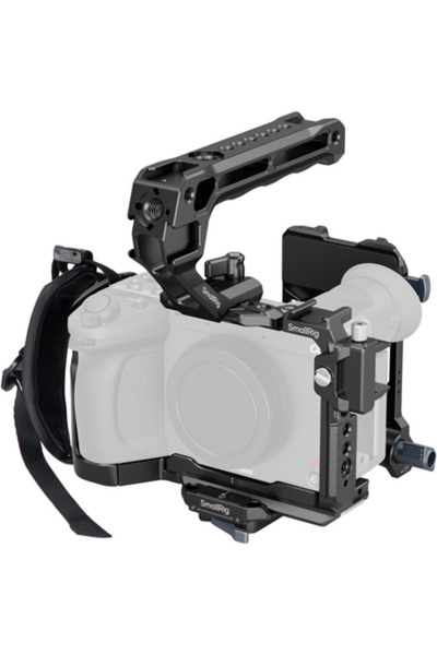 SmallRig 5590 Усъвършенстван комплект клетка със стойка за батерия за Sony FX2