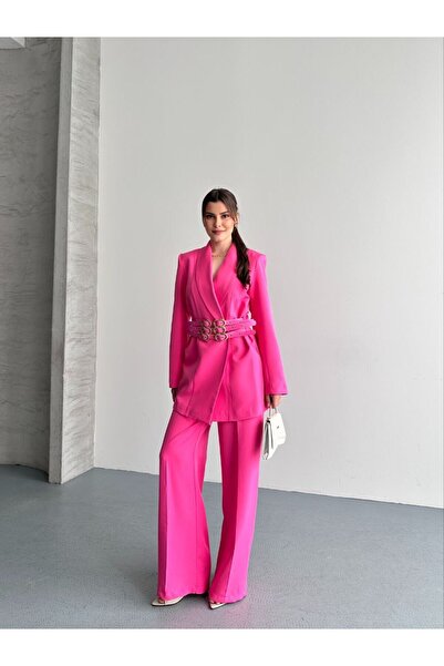 moda çağdaş Σετ σακάκι και παντελόνι υψηλής ποιότητας με σχέδιο 3 ζωνών