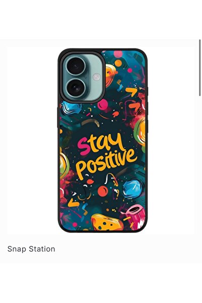 SNAPSTATIONRO Husa de protectie, MagSafe, iPhone 16 PLUS - Stay_Positive