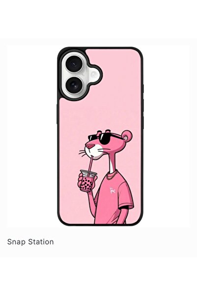 SNAPSTATIONRO Προστατευτική θήκη, MagSafe, iPhone 17 - Pink_Panther