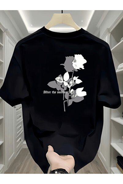 one button Ανδρικό μπλουζάκι με στάμπα Bay After The Summer Gül, Premium Over...