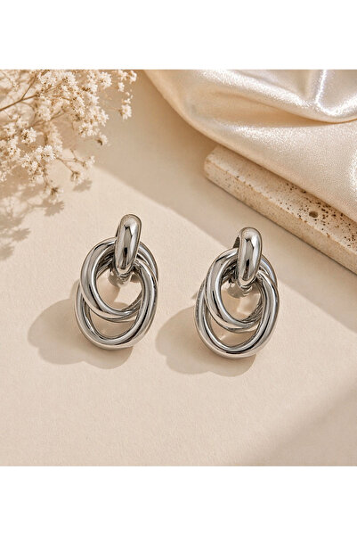 PORSE Zr Model Multiple Hoop Earrings with Gold and Silver Options – Trendy M...