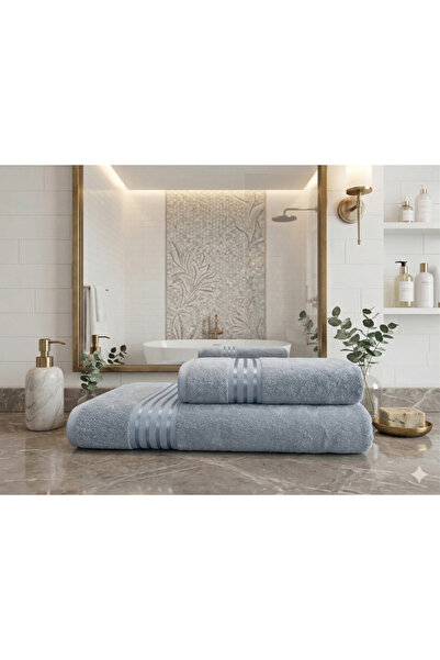 nf natural fabrica Set de prosoape de baie și prosoape de hammam din bumbac 1...