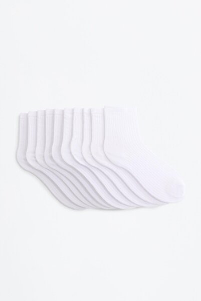 LEFTIES Fitilli kısa çorap (10'lu Pack)