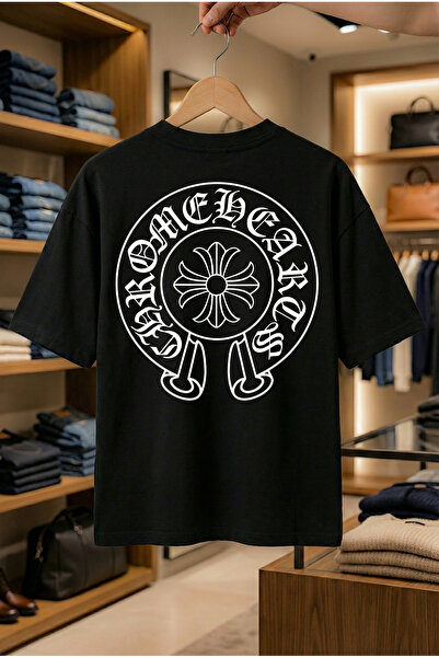 CC STORE Καλοκαιρινό κοντομάνικο μπλουζάκι από βαμβάκι που δεν ιδρώνει, με στ...