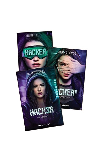 Epsilon Yayınevi Murat Ekşi - Hacker - Hacker 2 Kralların Oyunu - Hacker 3 Kö...