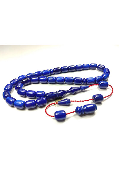 İskeçe Tesbih Έργο του δασκάλου Χαλίλ Χιλμί με υπογραφή, Κεχριμπάρι σε αντίθε...