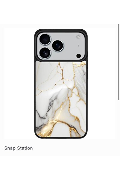 SNAPSTATIONRO Θήκη προστασίας, MagSafe, iPhone 17 PRO MAX - Gold_Marble