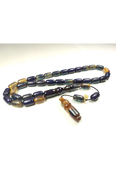 İskeçe Tesbih Έργο τεχνίτη Μεχμέτ Μερκάν με υπογραφή, Κεχριμπάρι σε αντίθεση ...