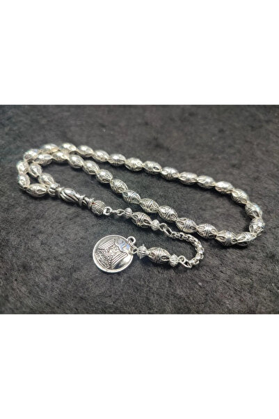 İskeçe Tesbih Χειροποίητο Γερμανικό Ασημένιο Ροζάριο Εξαιρετικής Κατασκευής