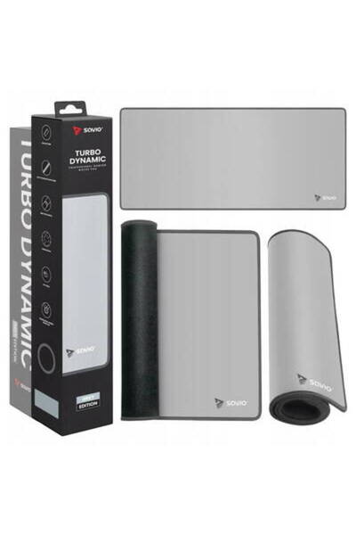 Savio Mouse pad de gaming Turbo Dynamic L Grey Edition 70x30cm