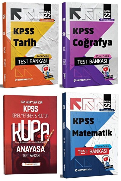 Uzman Kariyer Yayınları SÜPER FİYAT - Uzman Kariyer 2022 KPSS Tarih+Coğrafya+...
