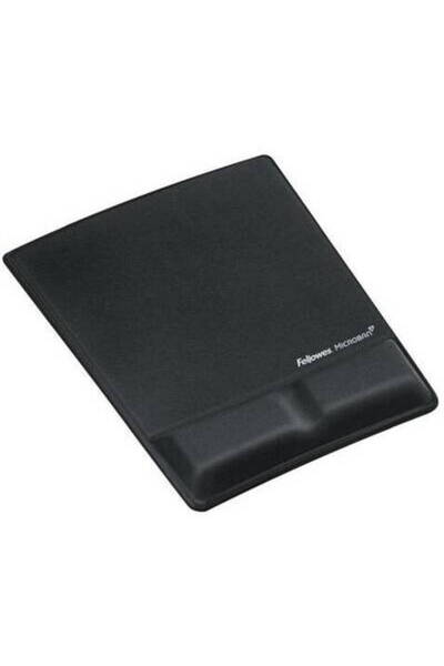 Fellowes Εργονομικό mouse pad, υφασμάτινο, μαύρο, 20.96x25.08x2.22 εκ.