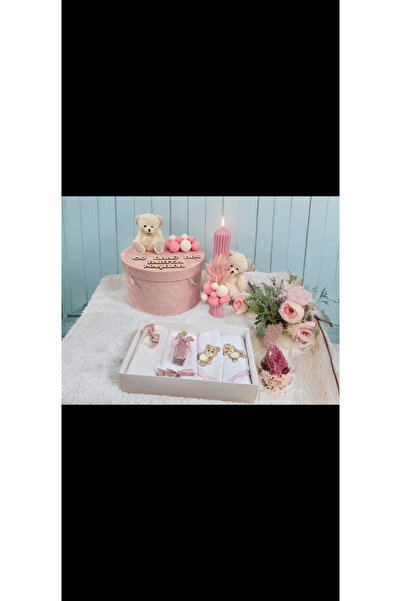 MASSIBEBE Πλήρες Κιτ Βάπτισης για Κορίτσια και Αγόρια: Κερί, Κουτί, Αξεσουάρ