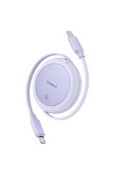Baseus Кабел USB Free2Pull Mini USB-C към USB-C 60W, 1м (виолетов)