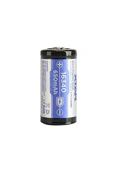 XTAR Acumulator 16340 3.7V 650mAh Li-ion cu protecție PCB / terminal cu conta...