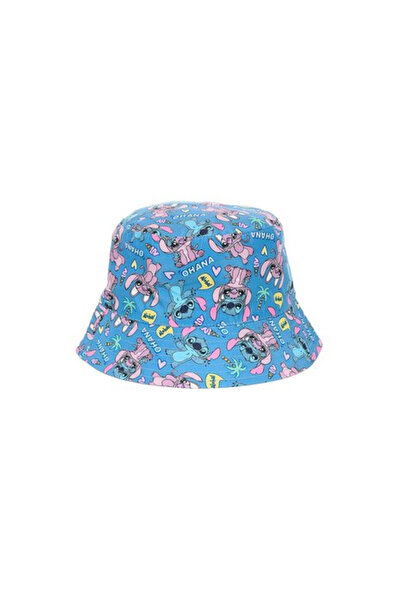 Lilo & Stitch Οχάνα Καπέλο Ψαρά 52 εκ. 4 ετών Μπλε