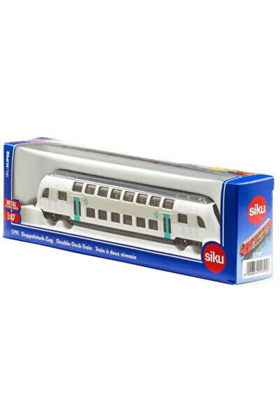Siku RATP двуетажен метален влак играчка, SIKU, 1791, мащаб 1:87, дължина 19....
