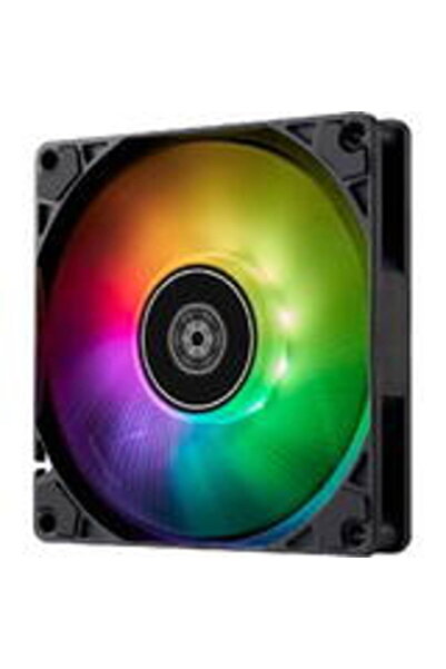 SilverStone Вентилатор за компютър Air Slimmer 90 ARGB, 120x120x25мм, черен