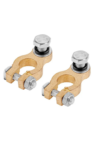 vidsel Σετ 2 τεμαχίων ακροδεκτών μπαταρίας αυτοκινήτου (δεξιά και αριστερά) Z...